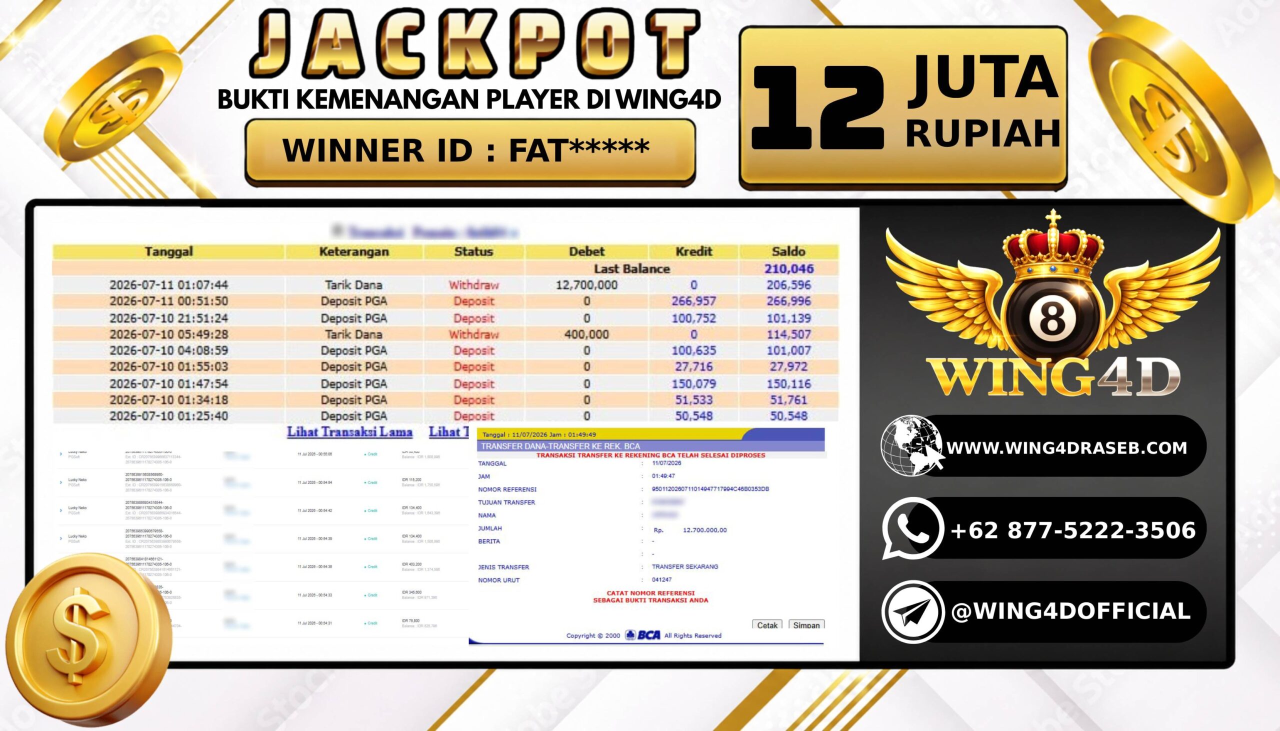 Prediksi WING4D | Prediksi dan RTP Jitu Situs WING4D