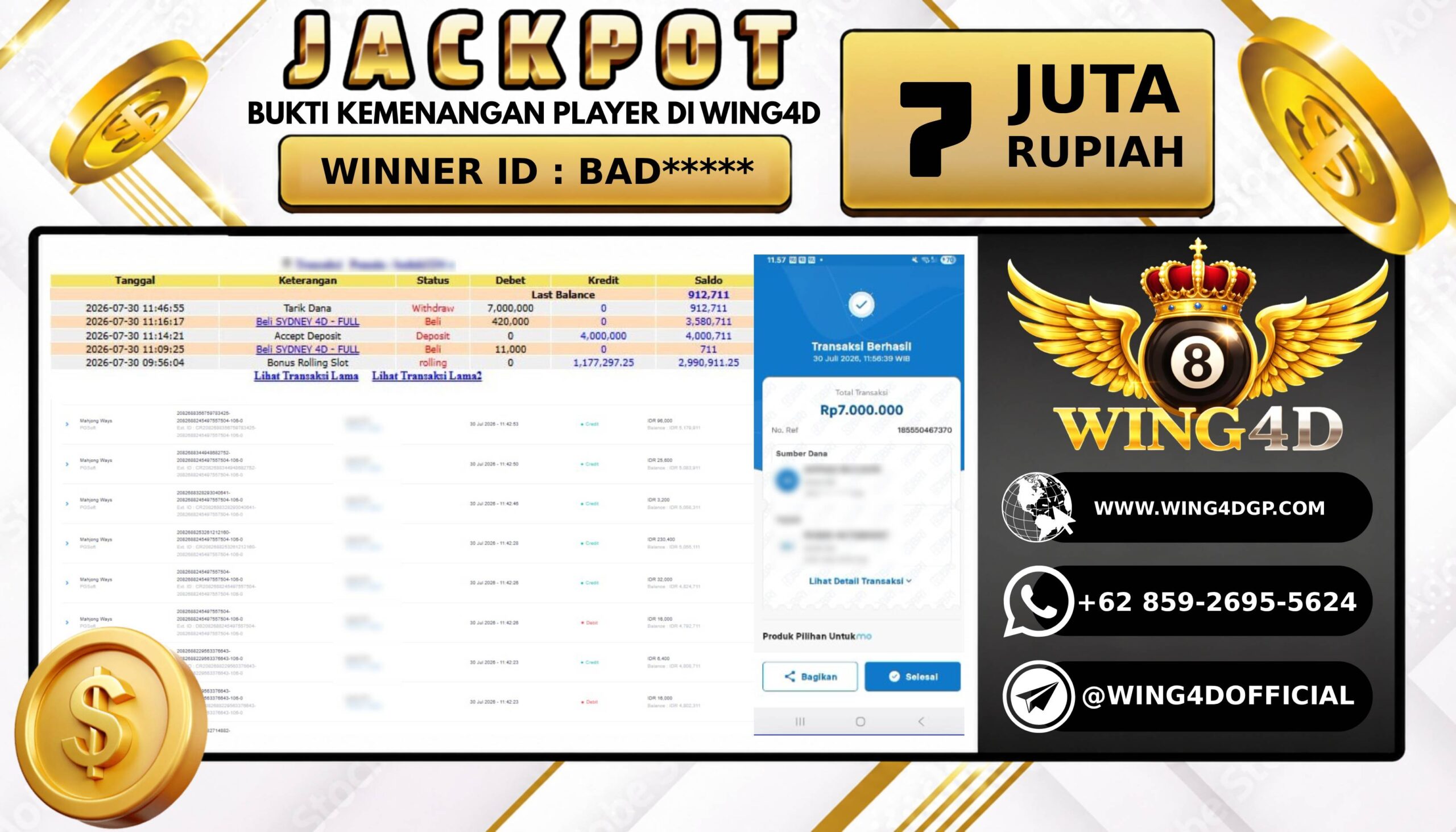 Prediksi WING4D | Prediksi dan RTP Jitu Situs WING4D